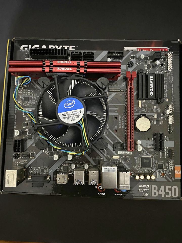 i5 8600 İŞLEMCİ + B365M ANAKART + T-FORCE VULCAN Z